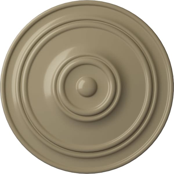 Ekena Millwork Classic Ceiling Medallion (For Canopies up to 5 1/2"), Hand-Painted Gobi Desert, 21 7/8"OD x 2 3/8"P CM22CLGDF - main
